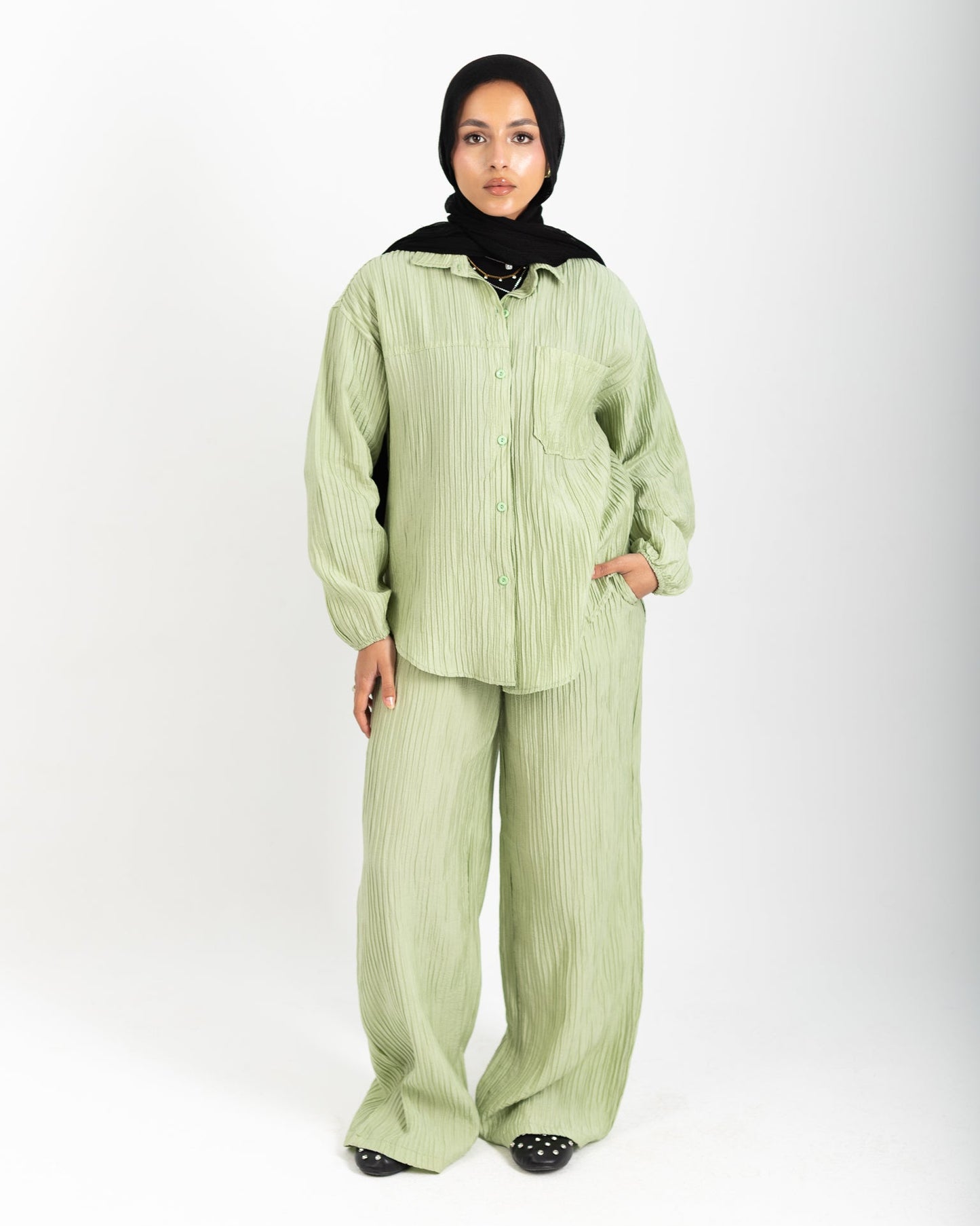 Mint Crinkle Set