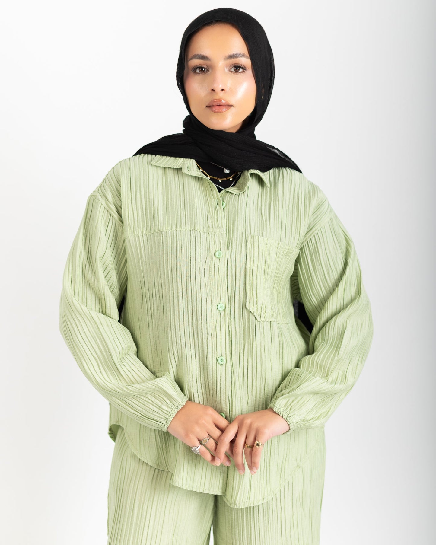 Mint Crinkle Set